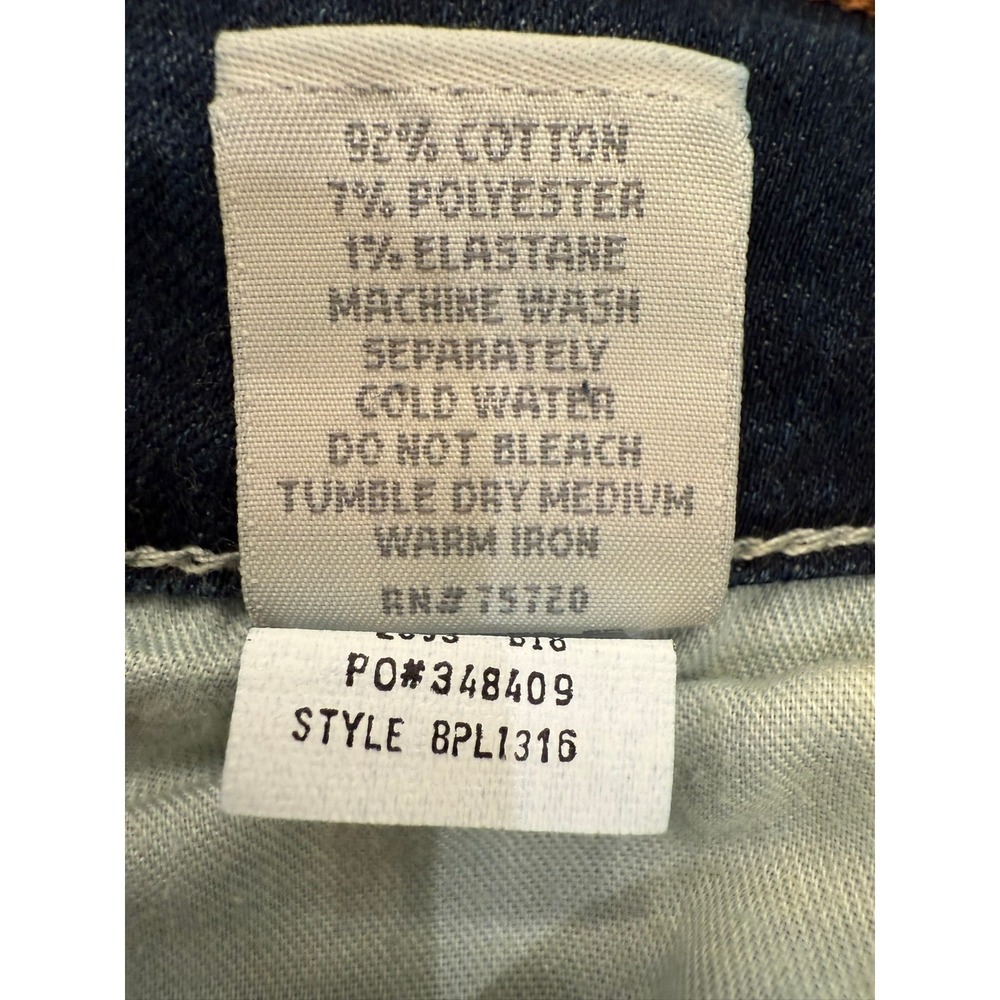 Buckle BKE Denim Scarlett Size 29R Bootcut Stretch Dark Wash Jeans‎ - Picture 9 of 11
